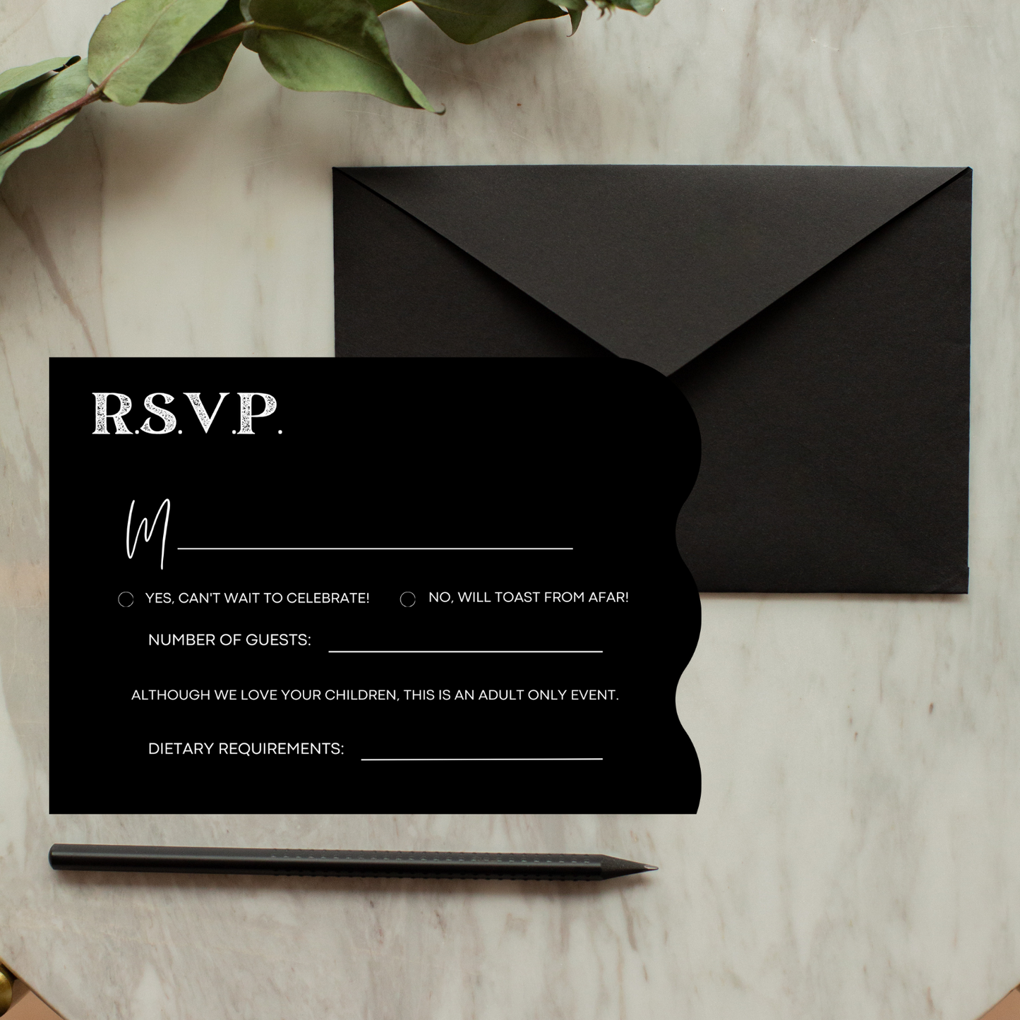 Specialty R.S.V.P. Cards