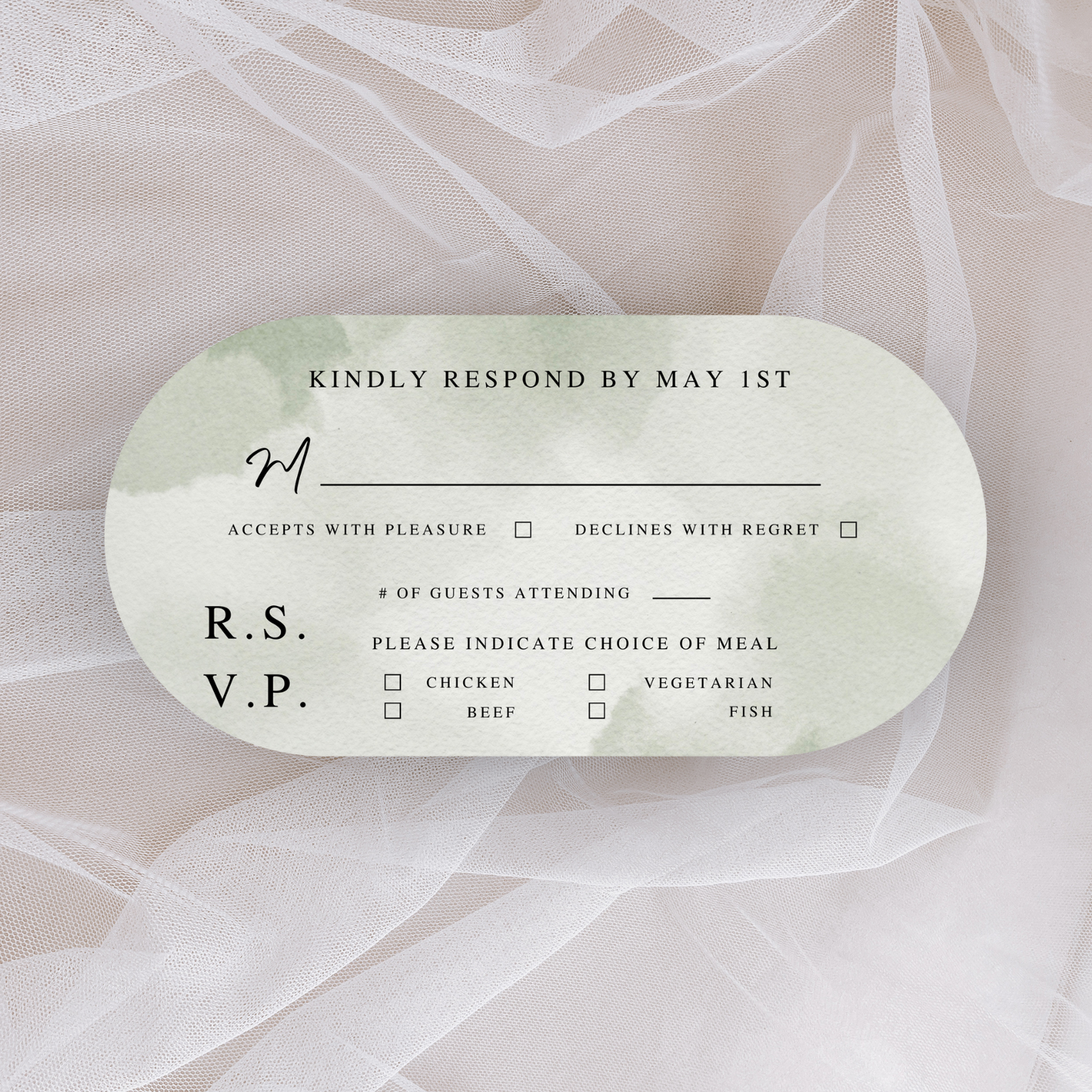 Specialty R.S.V.P. Cards