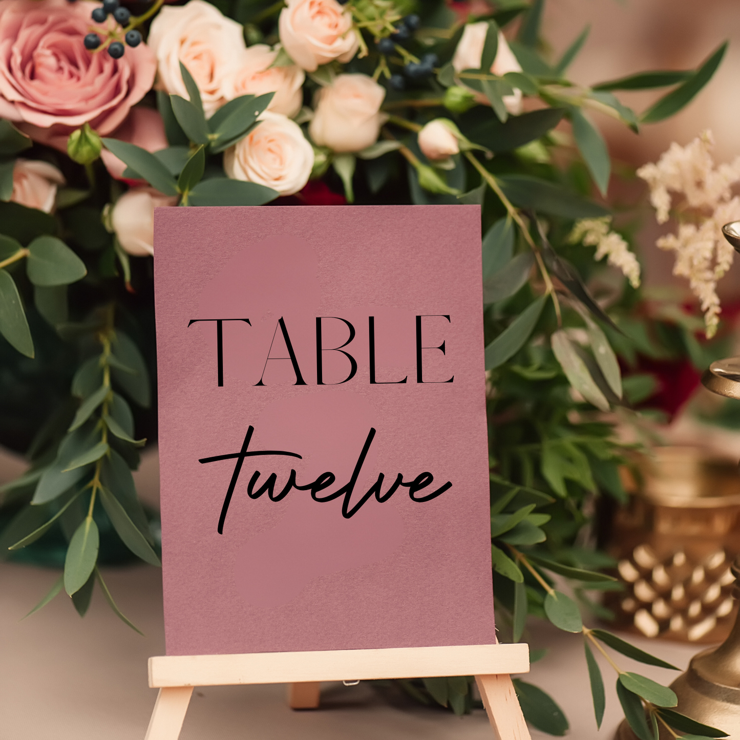 Table Numbers