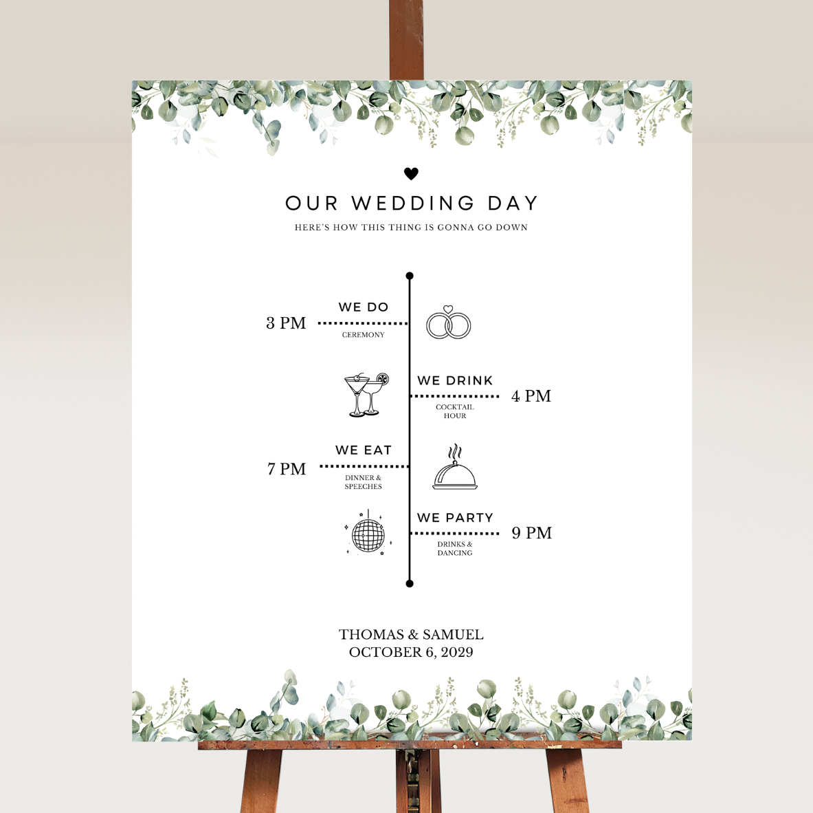 Decorative Wedding Sign