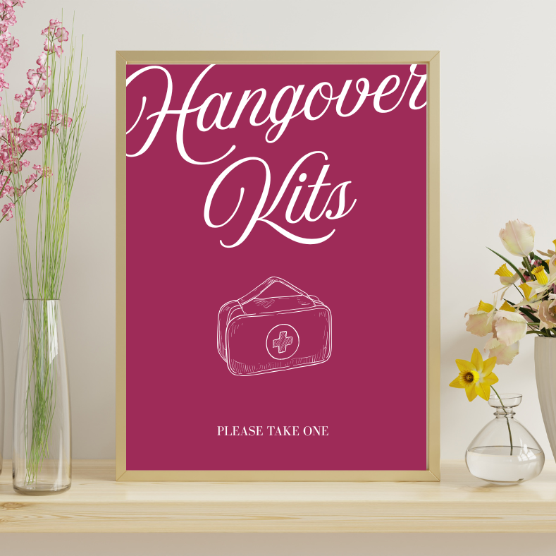 Bachelorette Table Sign