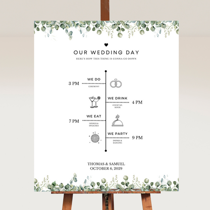 Decorative Wedding Sign