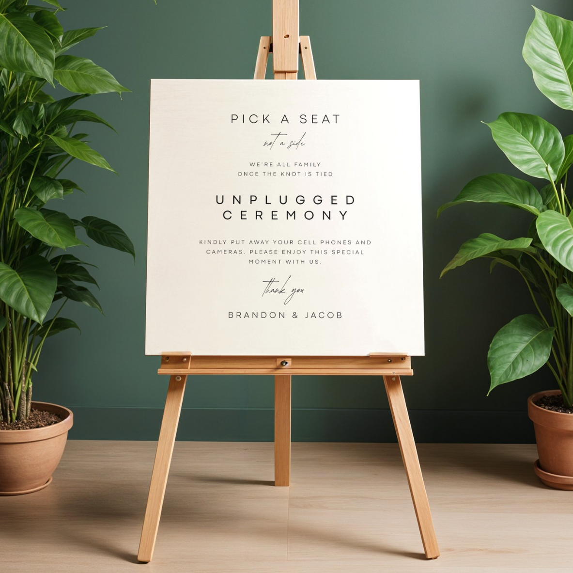 Unplugged Sign