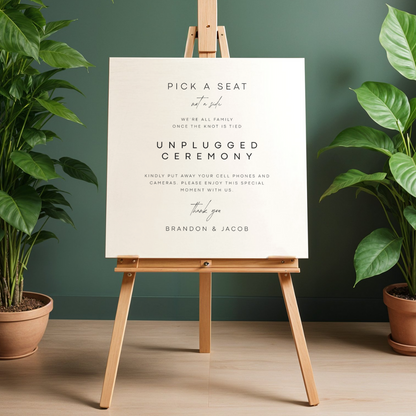 Unplugged Sign