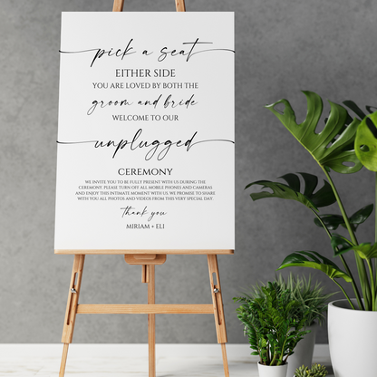 Unplugged Sign
