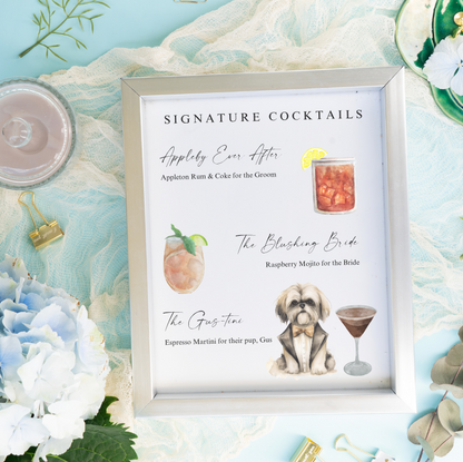 Signature Drinks Table Sign