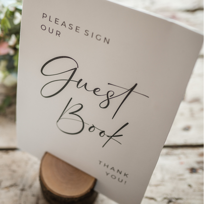 Guestbook Table Sign