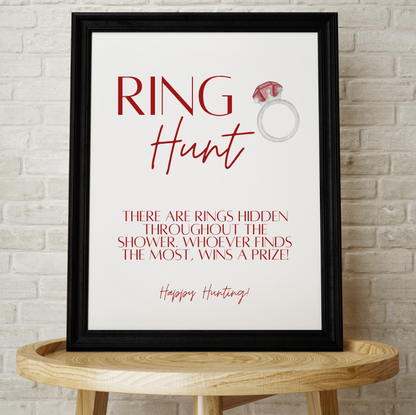 Bridal Shower Table Sign