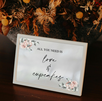 Bridal Shower Table Sign