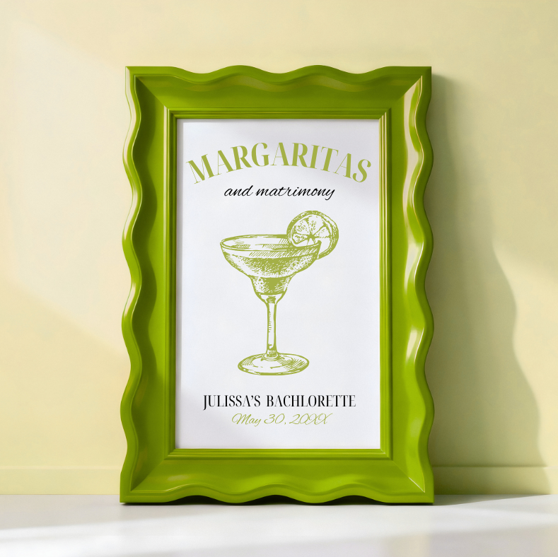 Bachelorette Table Sign