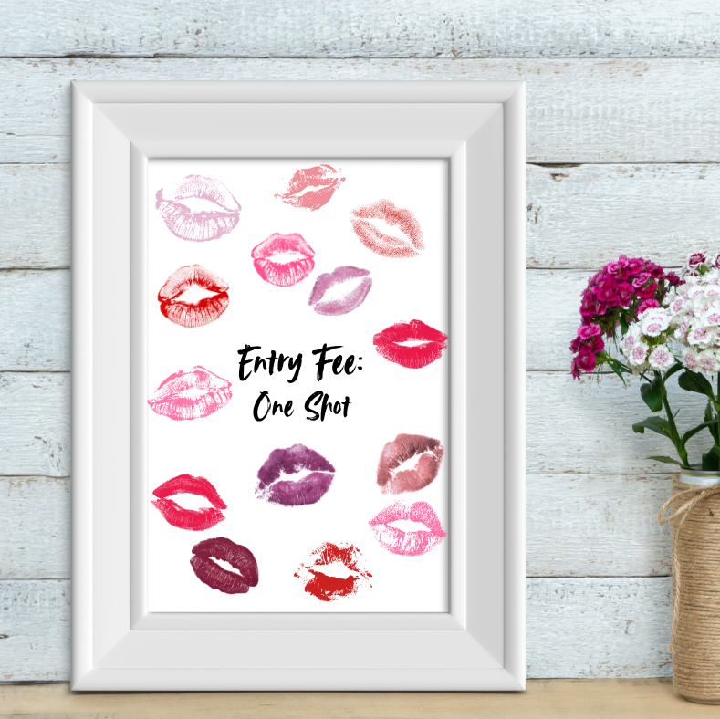 Bachelorette Table Sign