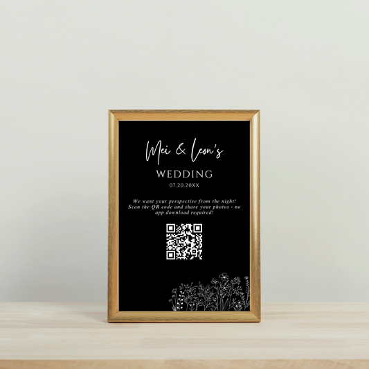 QR Code Table Sign