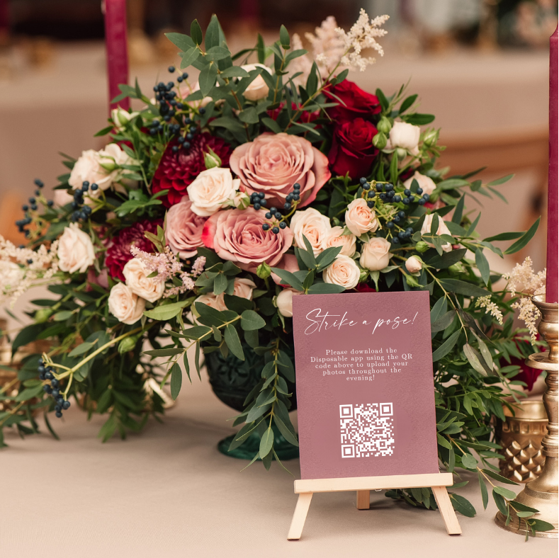 QR Code Table Sign