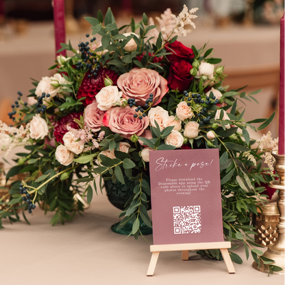 QR Code Table Sign